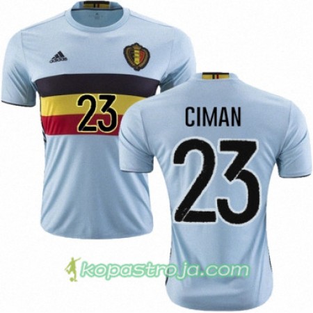 Billiga Fotbollströjor Belgien LAURENT CIMAN Borta tröja Euro 2016