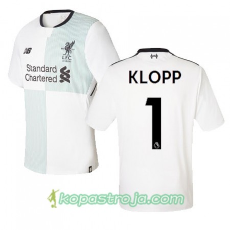 Billiga Fotbollströjor Liverpool KLOPP 1 Borta tröja 2017/18 Kortärmad