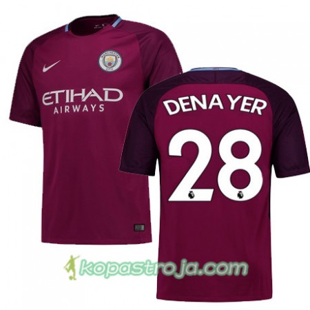 Billiga Fotbollströjor Manchester City DENAYER 28 Borta tröja 2017/18 Kortärmad