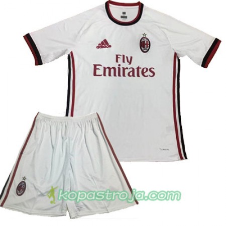 Billiga Fotbollströjor AC Milan Barn Borta tröja 2017/18 Kortärmad
