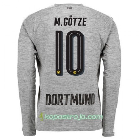 Billiga Fotbollströjor Borussia Dortmund Mario Gotze 10 Tredje Tröja 2017/18 Långärmad