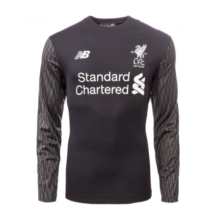 Billiga Fotbollströjor Liverpool Målvakt Loris Karius 1 Borta tröja 2017/18 Långärmad