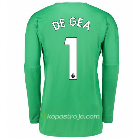 Billiga Fotbollströjor Manchester United Målvakt David de Gea 1 Borta tröja 2017/18 Långärmad