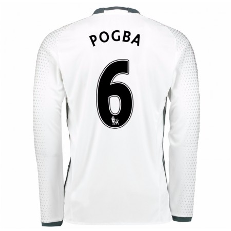 Billiga Fotbollströjor Manchester United Paul Pogba 6 Tredje Tröja 2017/18 Långärmad