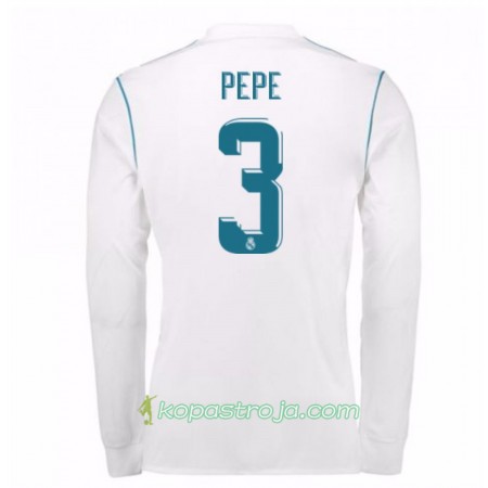 Billiga Fotbollströjor Real Madrid Pepe 3 Hemma tröja 2017/18 Långärmad