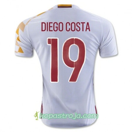 Billiga Fotbollströjor Spanien DIEGO COSTA Borta tröja Euro 2016