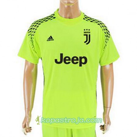 Billiga Fotbollströjor Juventus Målvakt Gul tröja 2017/18 Kortärmad