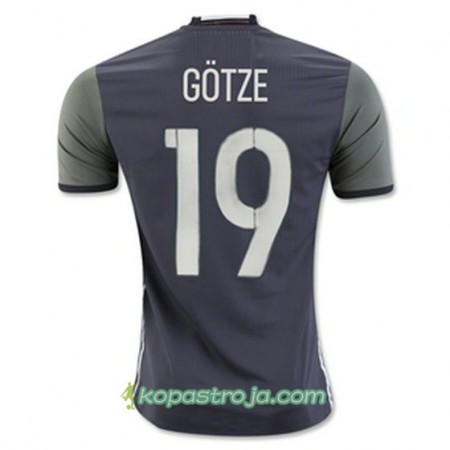 Billiga Fotbollströjor Tyskland GOTZE Borta tröja Euro 2016