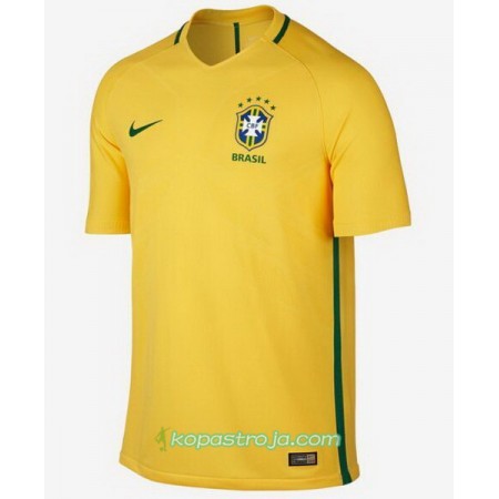 Billiga Fotbollströjor Brasilien Hemma tröja 2016/17 Kortärmad