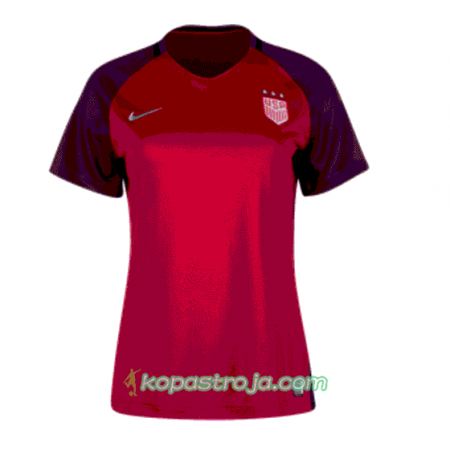Billiga Fotbollströjor USA Dam Tredje tröja 2016/17 Kortärmad