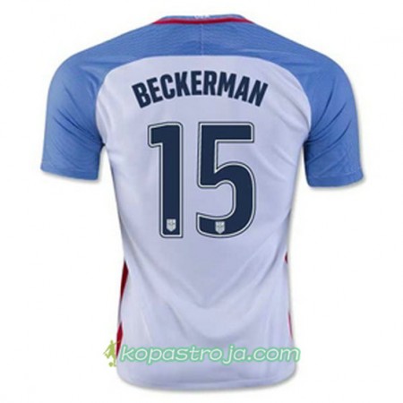Billiga Fotbollströjor USA BECKERMAN Hemma tröja 2016/17 Kortärmad