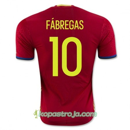 Billiga Fotbollströjor Spanien FABREGAS Hemma tröja Euro 2016
