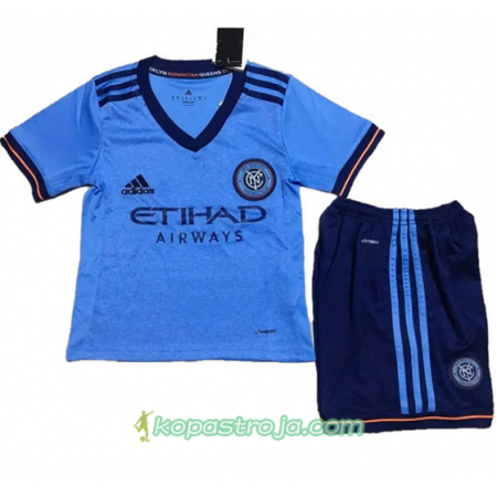Billiga Fotbollströjor New York City FC Barn Hemma tröja 2017/18 Kortärmad