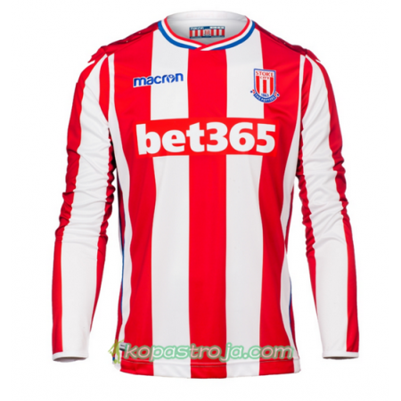 Billiga Fotbollströjor Stoke City Hemma tröja 2017/18 Långärmad