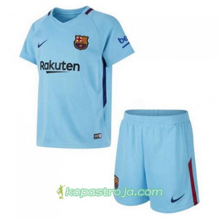 Billiga Fotbollströjor FC Barcelona Barn Borta tröja 2017/18 Kortärmad
