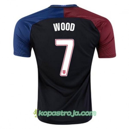 Billiga Fotbollströjor USA WOOD Borta tröja 2016/17 Kortärmad