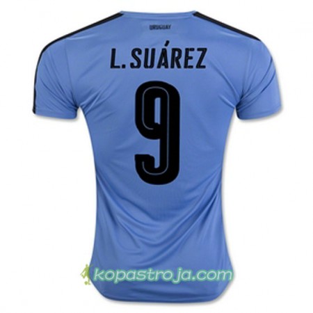 Billiga Fotbollströjor Uruguay Luis Suárez Hemma tröja 2016/17 Kortärmad