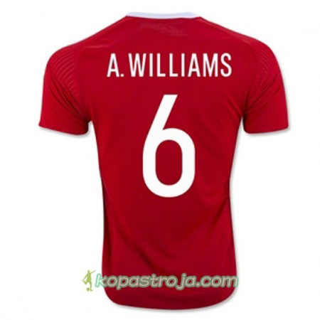 Billiga Fotbollströjor Wales A WILLIAMS Hemma tröja Euro 2016