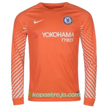 Billiga Fotbollströjor Chelsea Målvakt Hemma tröja 2017/18 Långärmad