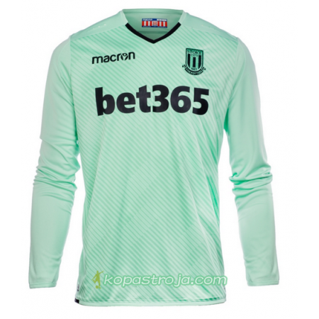 Billiga Fotbollströjor Stoke City Målvakt Borta tröja 2017/18 Långärmad