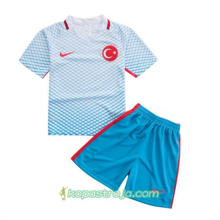 Billiga Fotbollströjor Turkiet Barn Borta tröja 2016/17 Kortärmad