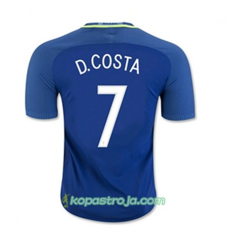 Billiga Fotbollströjor Brasilien D COSTA Borta tröja 2016/17 Kortärmad