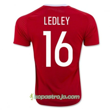 Billiga Fotbollströjor Wales LEDLEY Hemma tröja Euro 2016