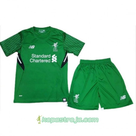 Billiga Fotbollströjor Liverpool Barn Målvakt Hemma tröja 2017/18 Kortärmad