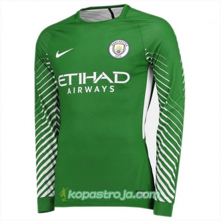Billiga Fotbollströjor Manchester City Målvakt tröja 2017/18 Långärmad