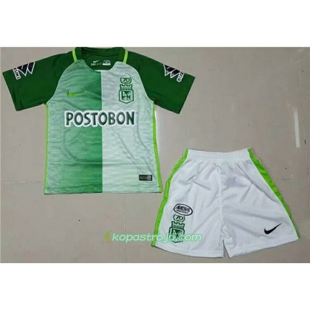 Billiga Fotbollströjor Atlético Nacional Barn Hemma tröja 2017/18 Kortärmad
