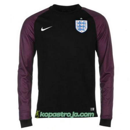 Billiga Fotbollströjor England Målvakt tröja 2016/17 Långärmad