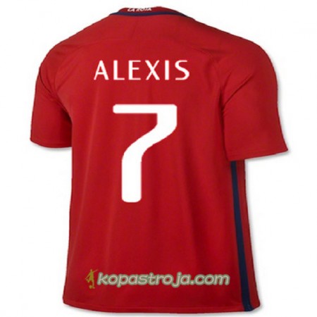 Billiga Fotbollströjor Chile ALEXIS Hemma tröja 2016/17 Kortärmad