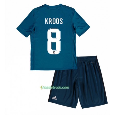Billiga Fotbollströjor Real Madrid Toni Kroos 8 Barn Tredje tröja 2017/18 Kortärmad