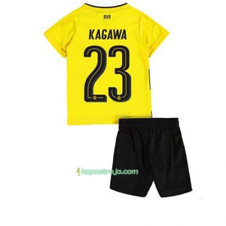 Billiga Fotbollströjor Borussia Dortmund Shinji Kagawa 23 Barn Hemma tröja 2017/18 Kortärmad