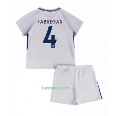 Billiga Fotbollströjor Chelsea Cesc Fabregas 4 Barn Borta tröja 2017/18 Kortärmad
