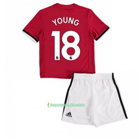 Billiga Fotbollströjor Manchester United Ashley Young 18 Barn Hemma tröja 2017/18 Kortärmad