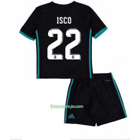 Billiga Fotbollströjor Real Madrid Isco 22 Barn Borta tröja 2017/18 Kortärmad