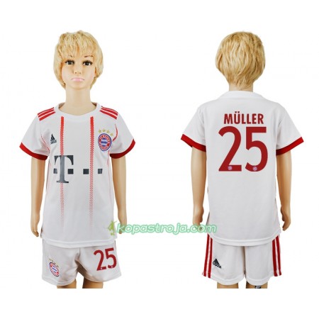 Billiga Fotbollströjor FC Bayern München Thomas Muller 25 Barn Tredje tröja 2017/18 Kortärmad