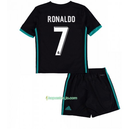 Billiga Fotbollströjor Real Madrid Cristiano Ronaldo 7 Barn Borta tröja 2017/18 Kortärmad