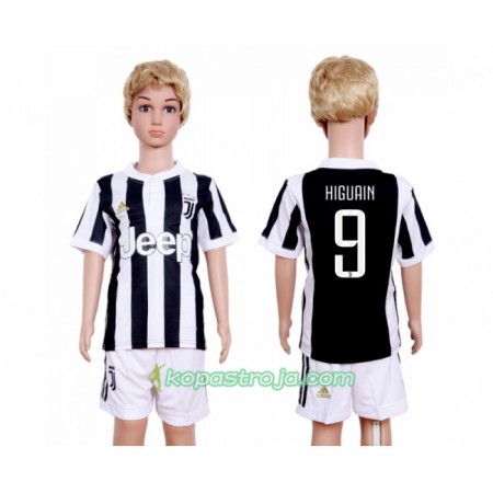 Billiga Fotbollströjor Juventus Gonzalo Higuain 9 Barn Hemma tröja 2017/18 Kortärmad