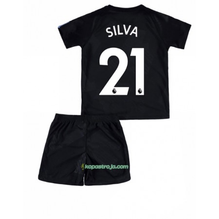 Billiga Fotbollströjor Manchester City David Silva 21 Barn Tredje tröja 2017/18 Kortärmad