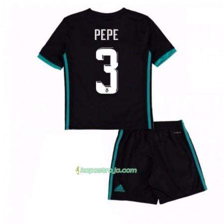 Billiga Fotbollströjor Real Madrid Pepe 3 Barn Borta tröja 2017/18 Kortärmad