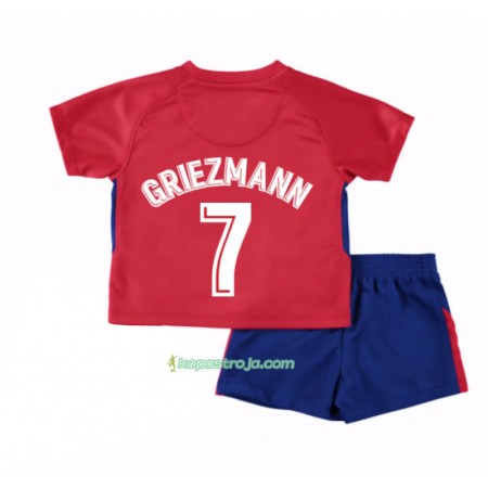 Billiga Fotbollströjor Atlético Madrid Antoine Griezmann 7 Barn Hemma tröja 2017/18 Kortärmad