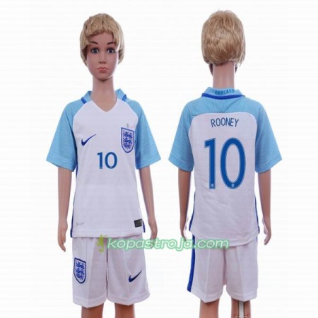 Billiga Fotbollströjor England Wayne Rooney 10 Barn Hemma tröja 2016 Kortärmad