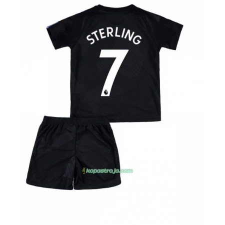 Billiga Fotbollströjor Manchester City Raheem Sterling 7 Barn Tredje tröja 2017/18 Kortärmad