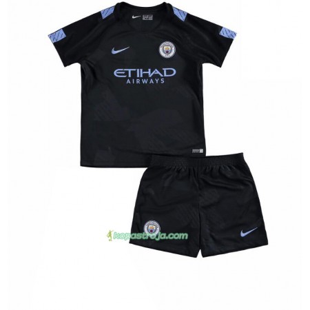 Billiga Fotbollströjor Manchester City Barn Tredje tröja 2017/18 Kortärmad