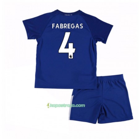 Billiga Fotbollströjor Chelsea Cesc Fabregas 4 Barn Hemma tröja 2017/18 Kortärmad