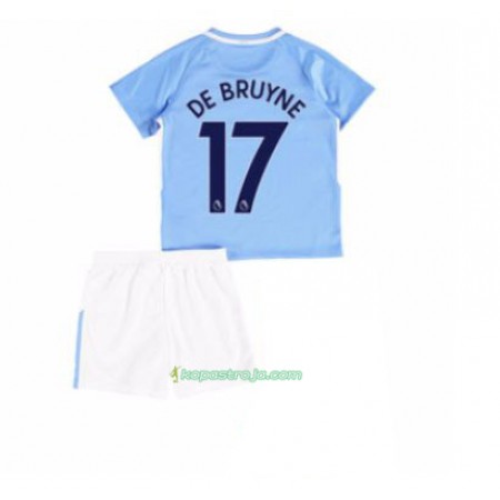 Billiga Fotbollströjor Manchester City Kevin De Bruyne 17 Barn Hemma tröja 2017/18 Kortärmad