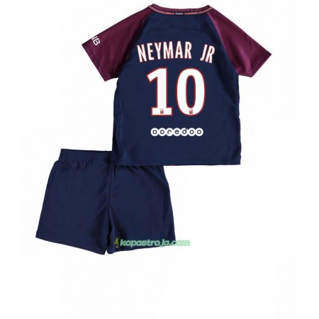 Billiga Fotbollströjor Paris SG Neymar Jr 10 Barn Hemma tröja 2017/18 Kortärmad