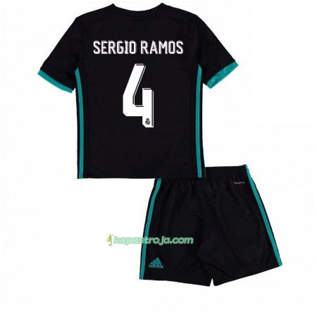 Billiga Fotbollströjor Real Madrid Sergio Ramos 4 Barn Borta tröja 2017/18 Kortärmad